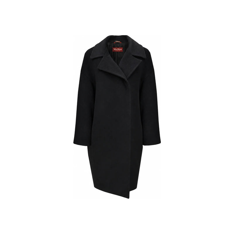 Max Mara Naro 3NARO Wool Coat Black