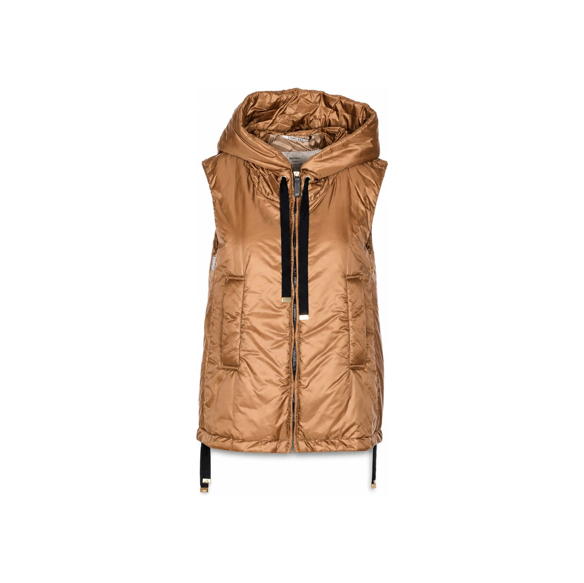 Max Mara GREENGO Green Puffer Vest for Women