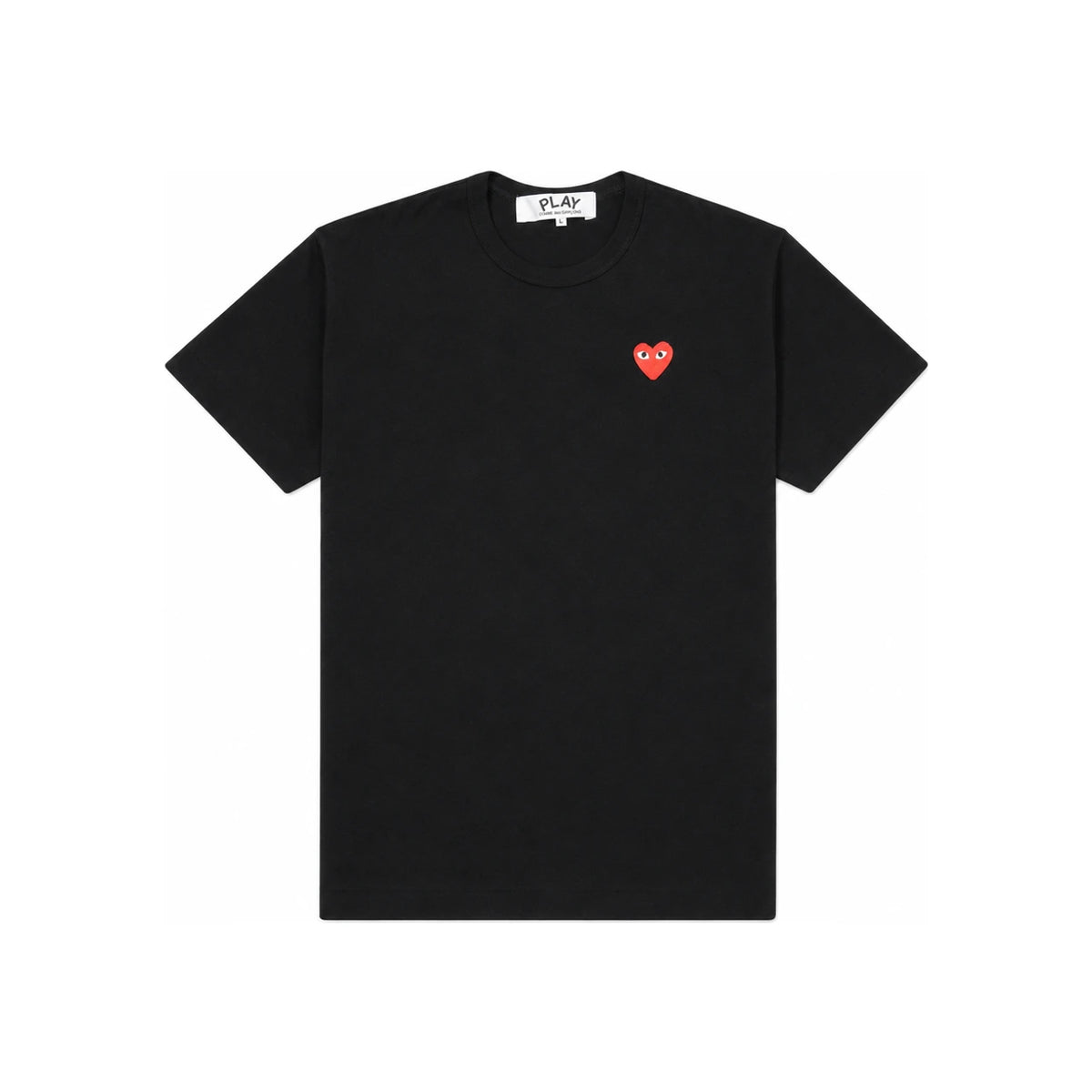 Comme des Garcons Red Heart Patch Unisex Short Sleeve T-Shirt