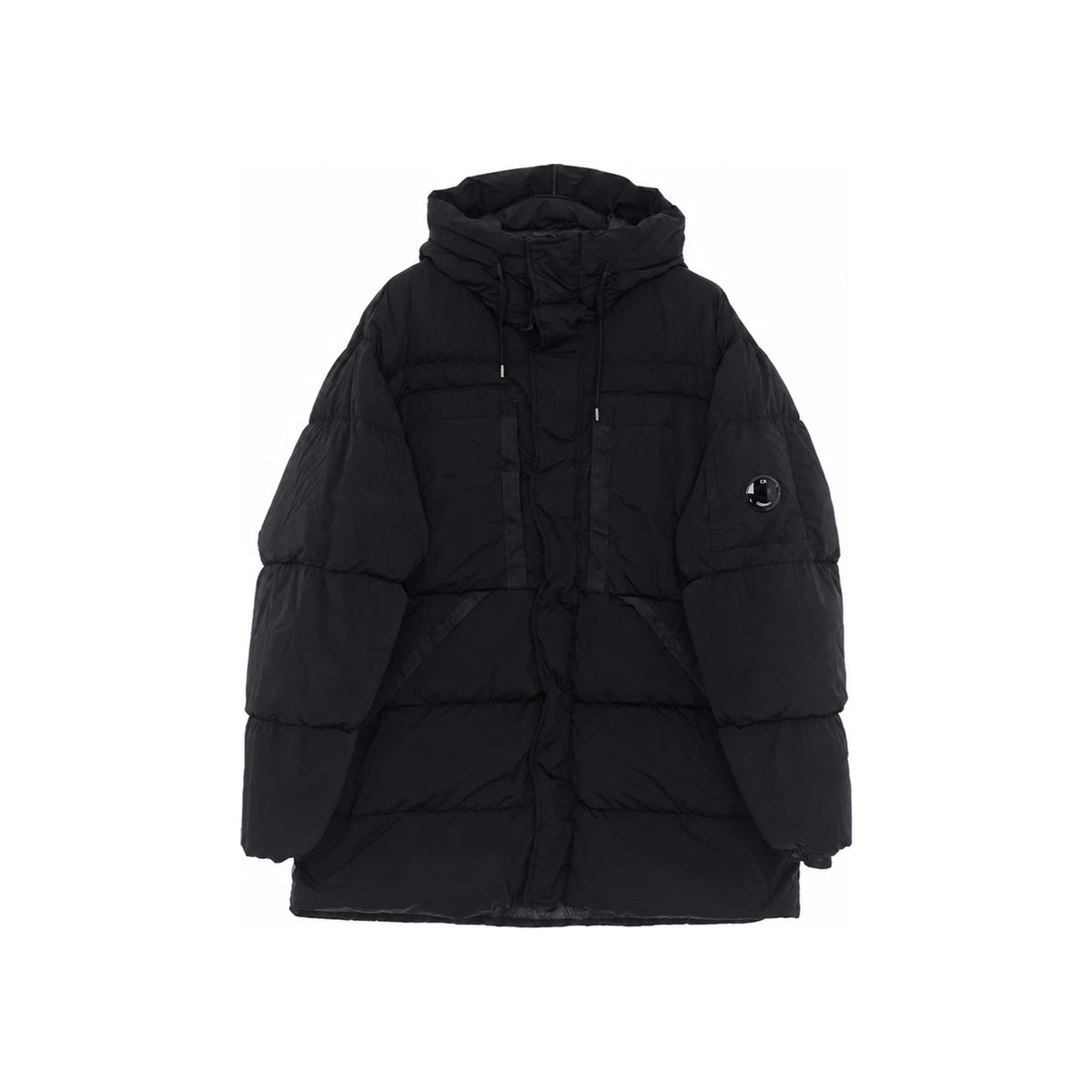 CP Company NYCRA-R Lens Badge Down Puffer Jacket 17CMOW173A 005864G 999