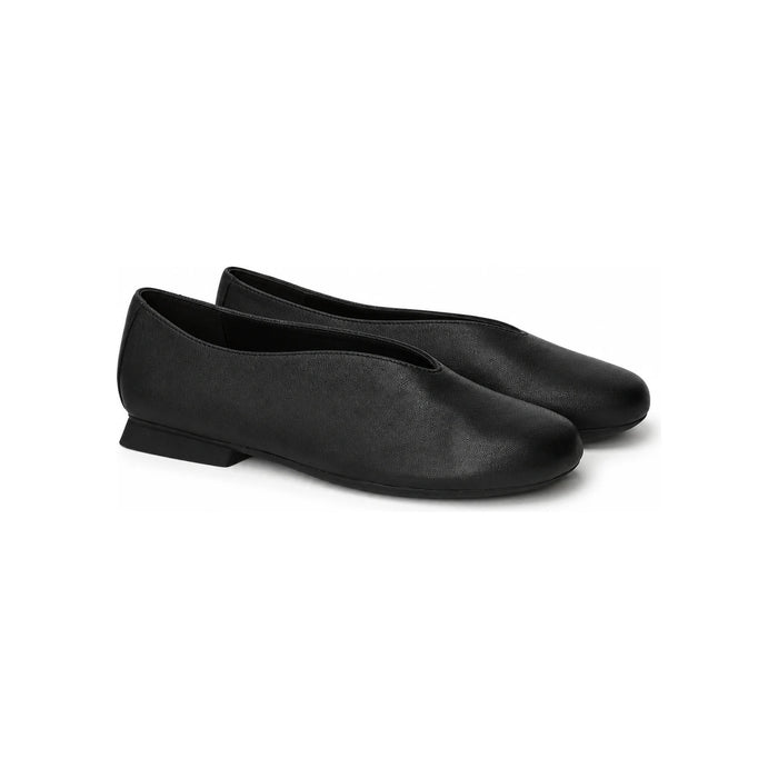 Camper Black Leather Flat Shoes Women’s Ballet Flats K201751 001