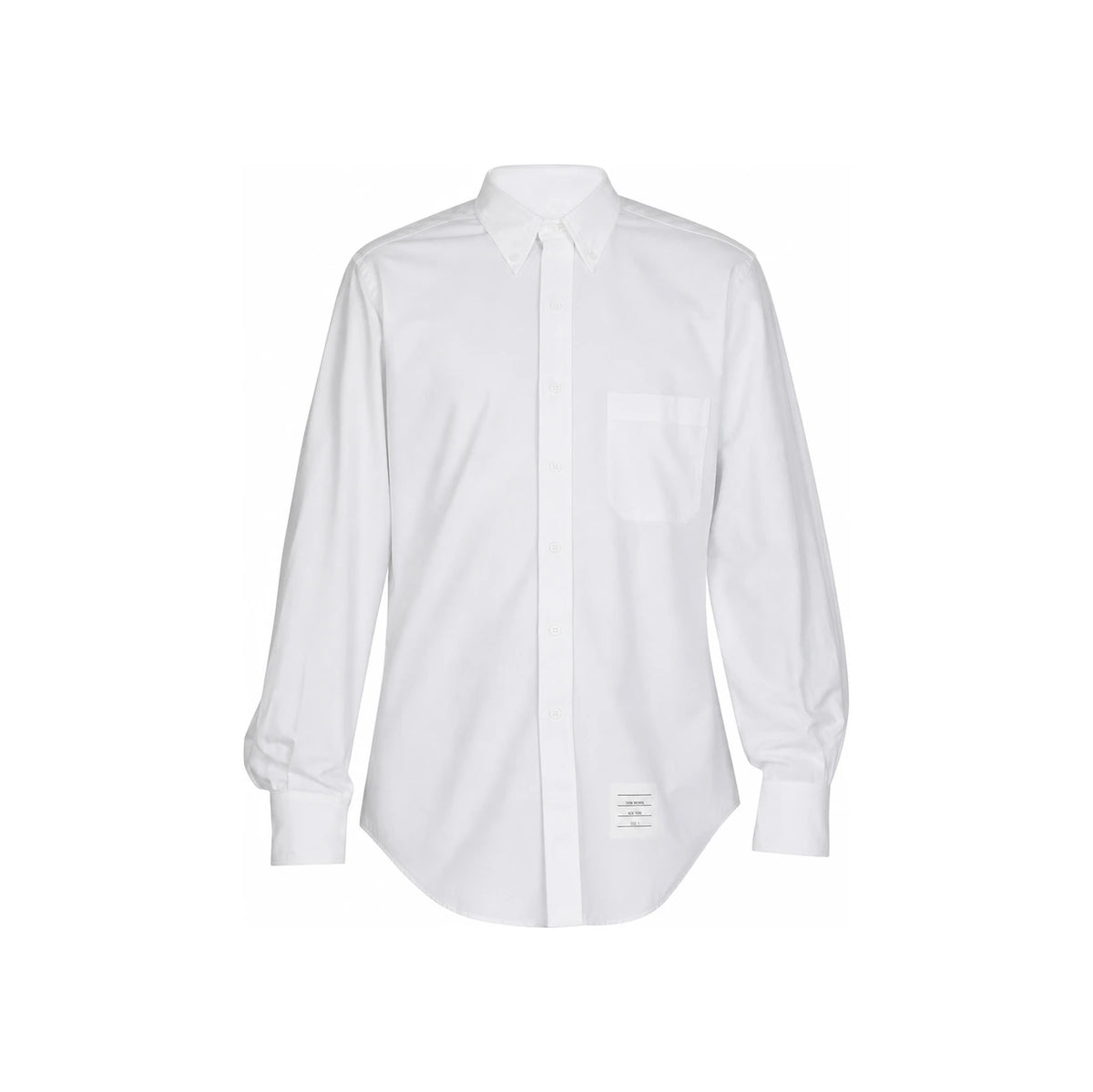 THOM BROWNE Hidden RWB Classic Oxford Shirt White Men’s Long Sleeve