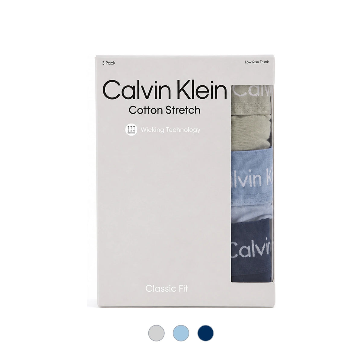 Calvin Klein Men’s Stretch Low Rise Briefs 3-Pack Underwear Set NB2614 978