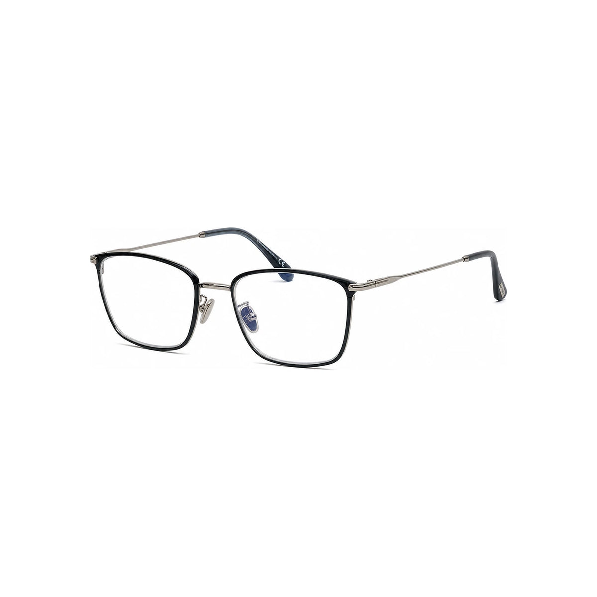 TOM FORD Blue Light Blocking Metal Square Eyeglasses Frame Unisex TF5774 DB