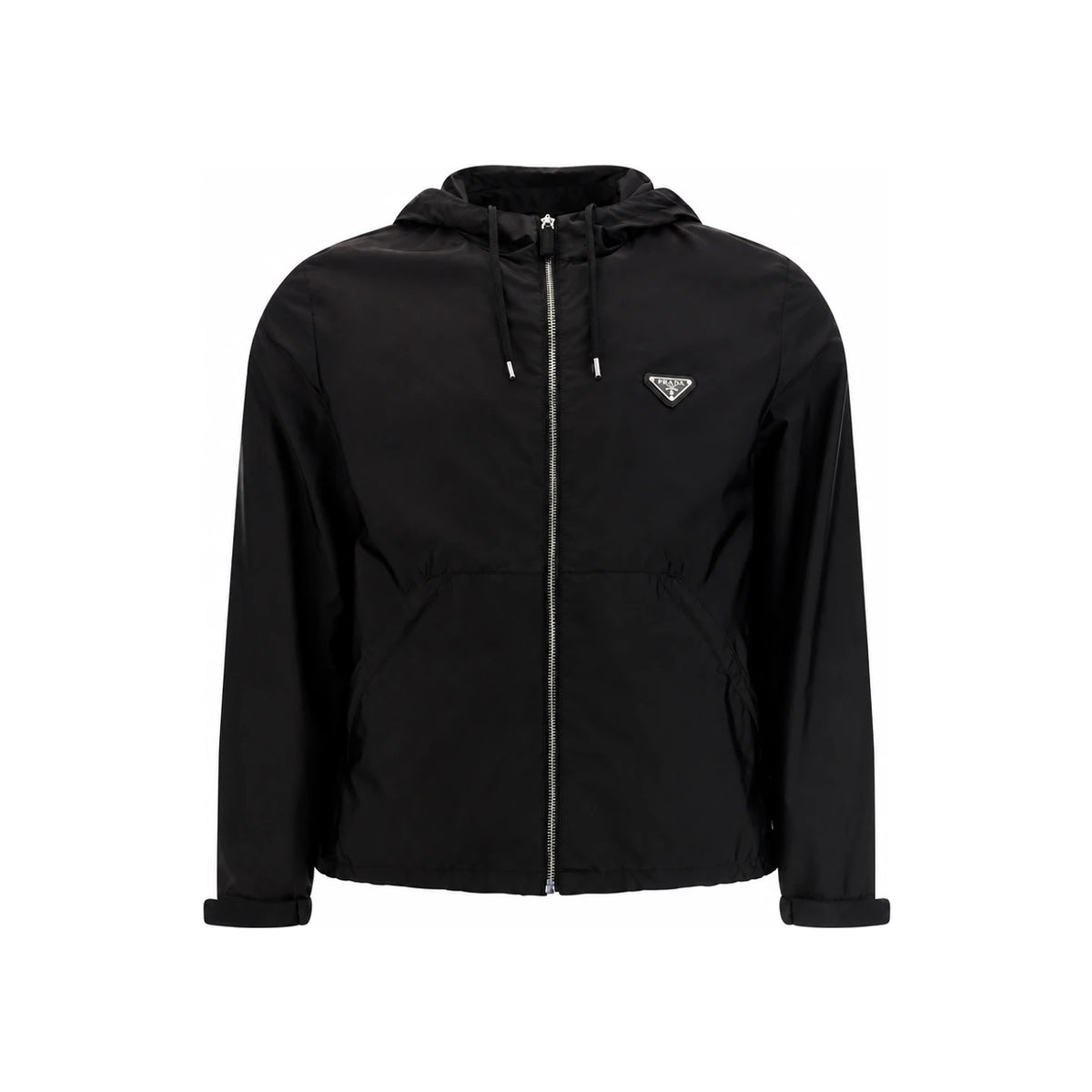 PRADA Re-Nylon Hooded Jacket Black SGC220 S2311WQ9 F0002