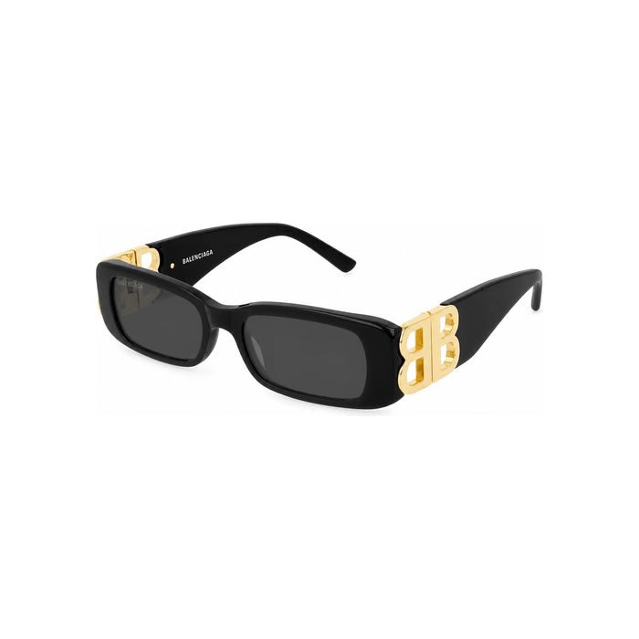 BALENCIAGA Dynasty Rectangle Sunglasses Black