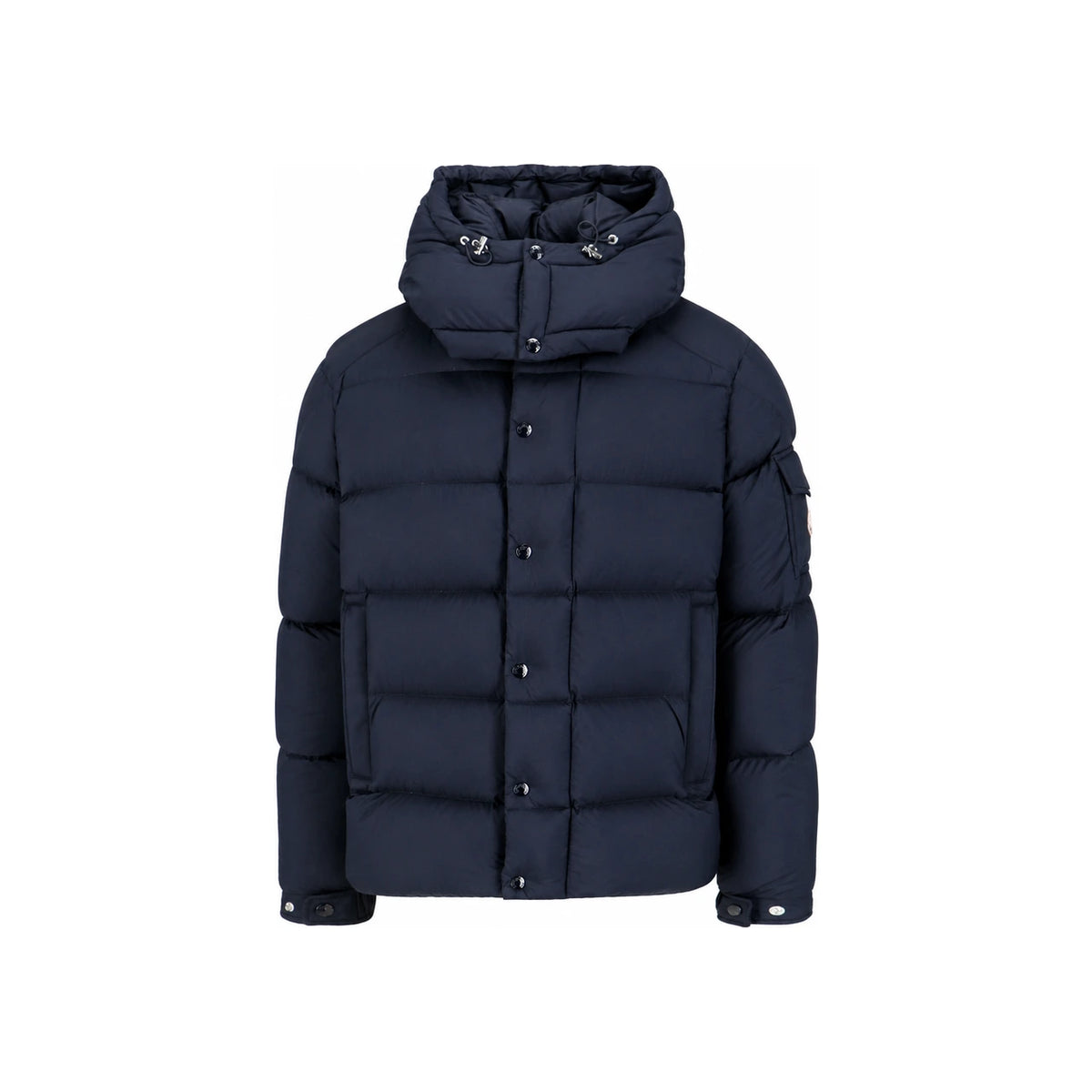 Moncler Navy Logo Patch Maya Down Puffer Jacket Men 1A00205 53333 776