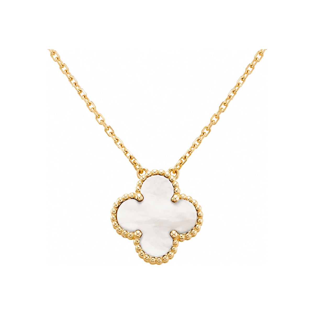 Van Cleef & Arpels Vintage Alhambra Pendant Necklace Gold
