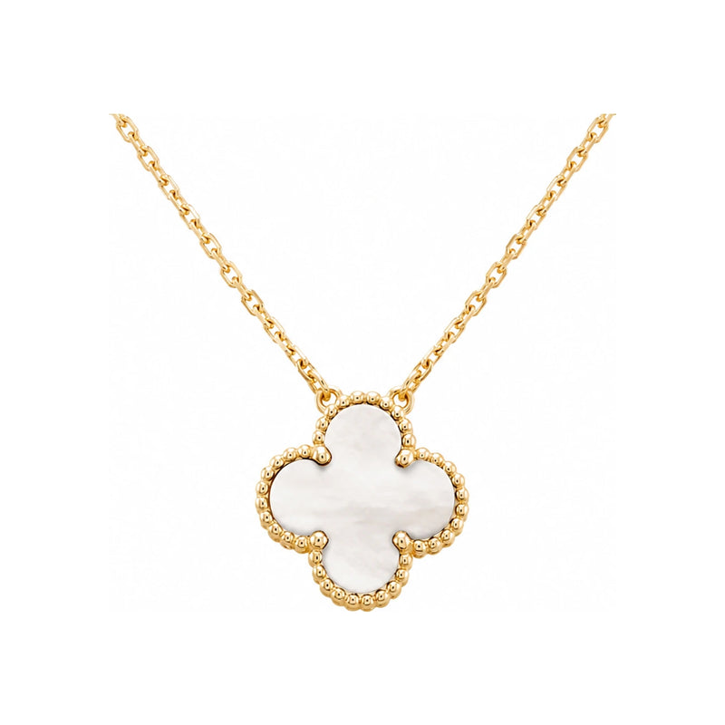 Van Cleef & Arpels Vintage Alhambra Pendant Necklace Gold
