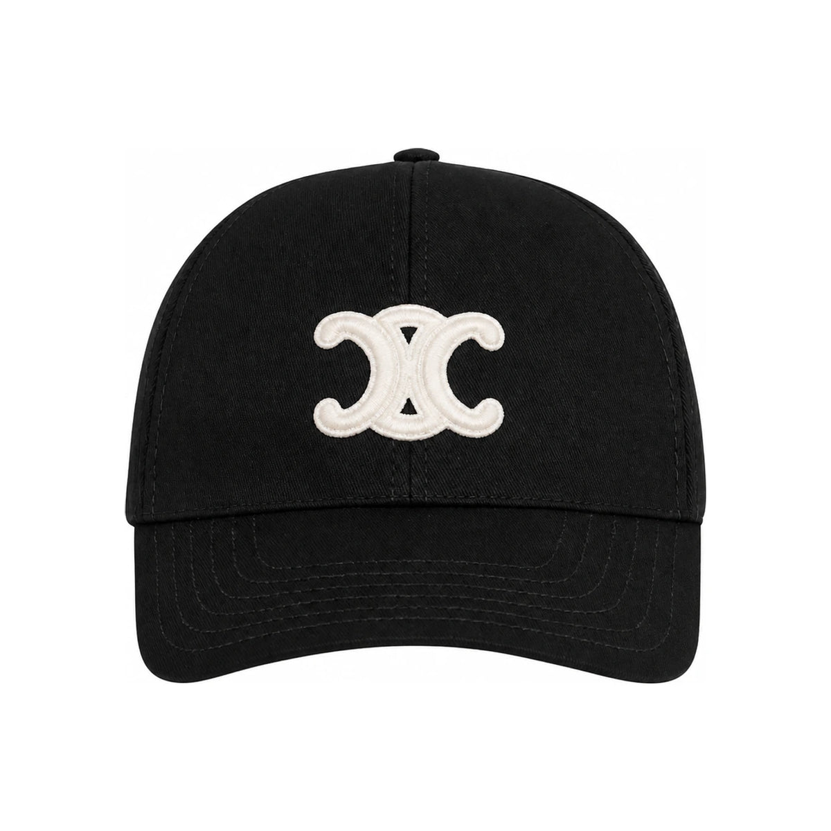 CELINE Triomphe Baseball Cap Black