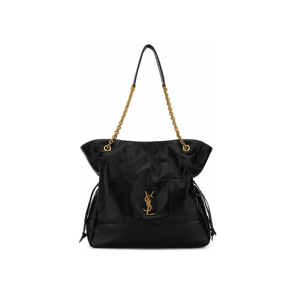 Saint Laurent Jamie Lambskin Tote Bag Black