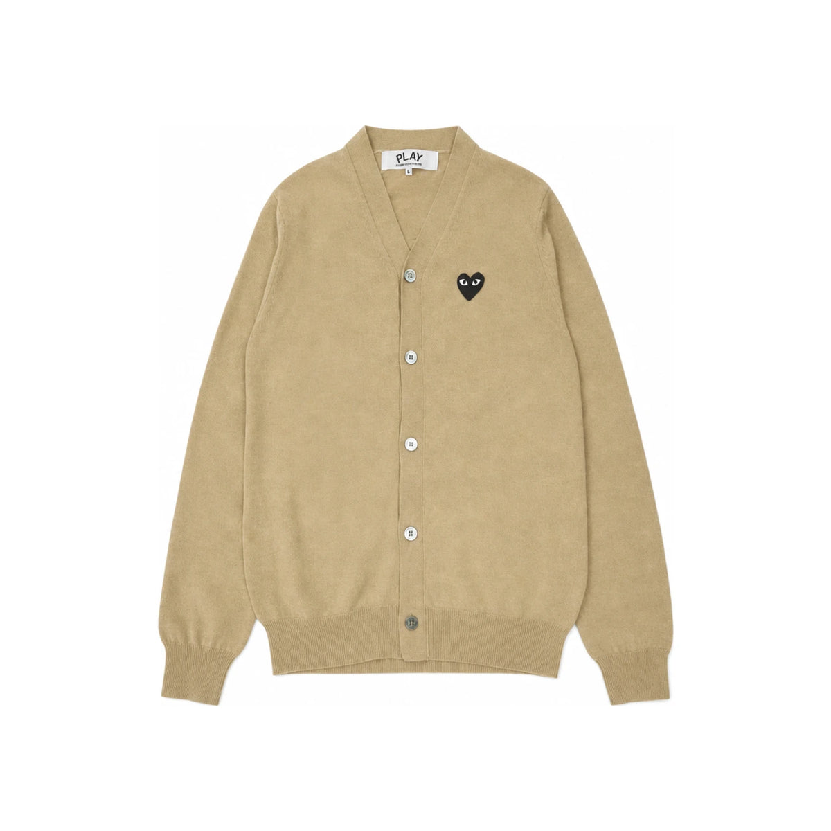 Comme des Garcons Black Heart Patch Unisex Cardigan