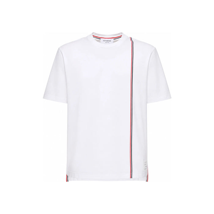 THOM BROWNE RWB Stripe Short Sleeve T-Shirt White
