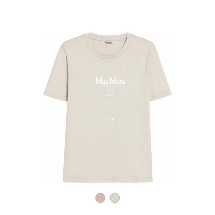 Max Mara QUIETO Graphic Short Sleeve T-Shirt 002