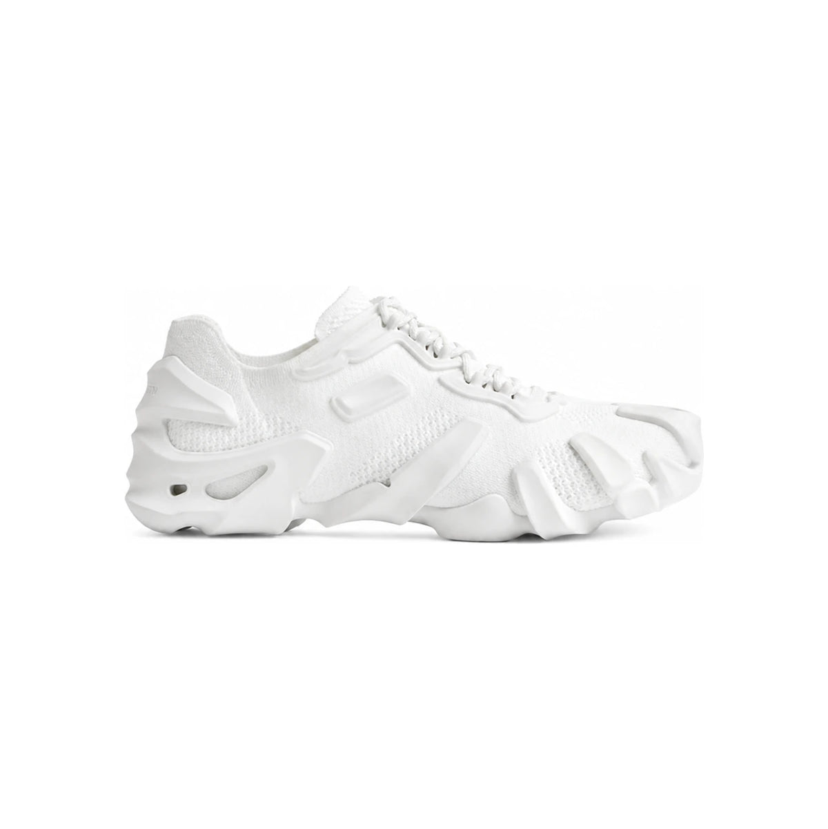 Bottega Veneta Men’s Flex Low-Top Sneakers Gray Leather