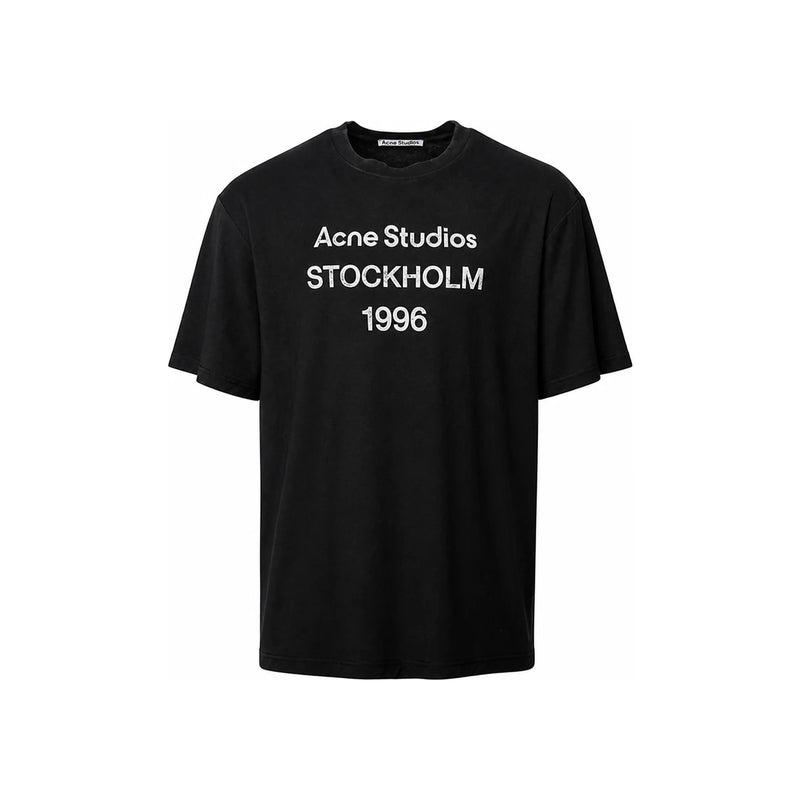 Acne Studios Women’s Logo Print T-Shirt Fade Black