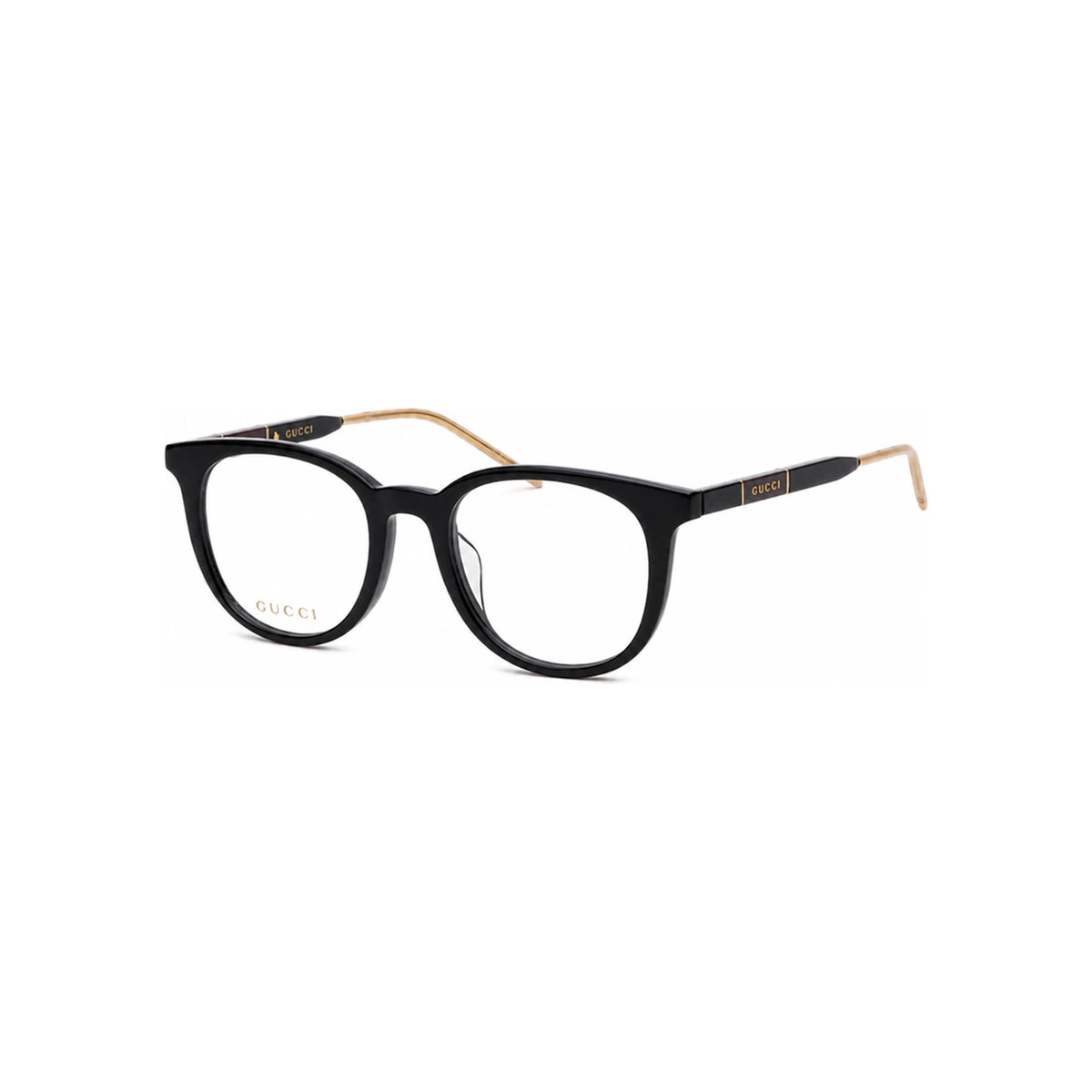 GUCCI Black Acetate Full-Rim Eyeglasses Unisex Asian Fit Large