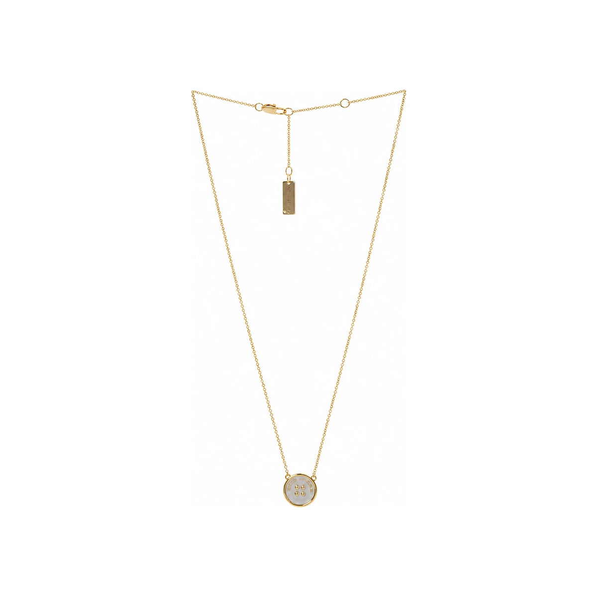 Marc Jacobs Women’s Button Pendant Necklace 2R4JNC001J38 109
