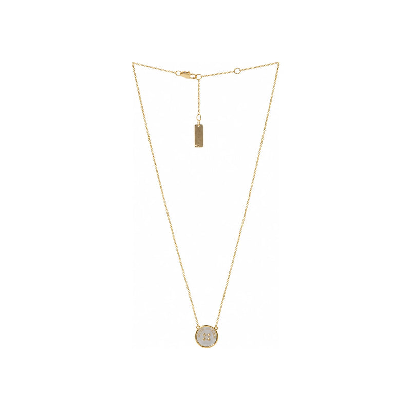 Marc Jacobs Women’s Button Pendant Necklace 2R4JNC001J38 109