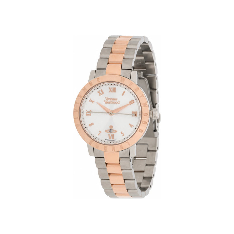 Vivienne Westwood Rose Gold-Tone Stainless Steel Quartz Watch 34mm