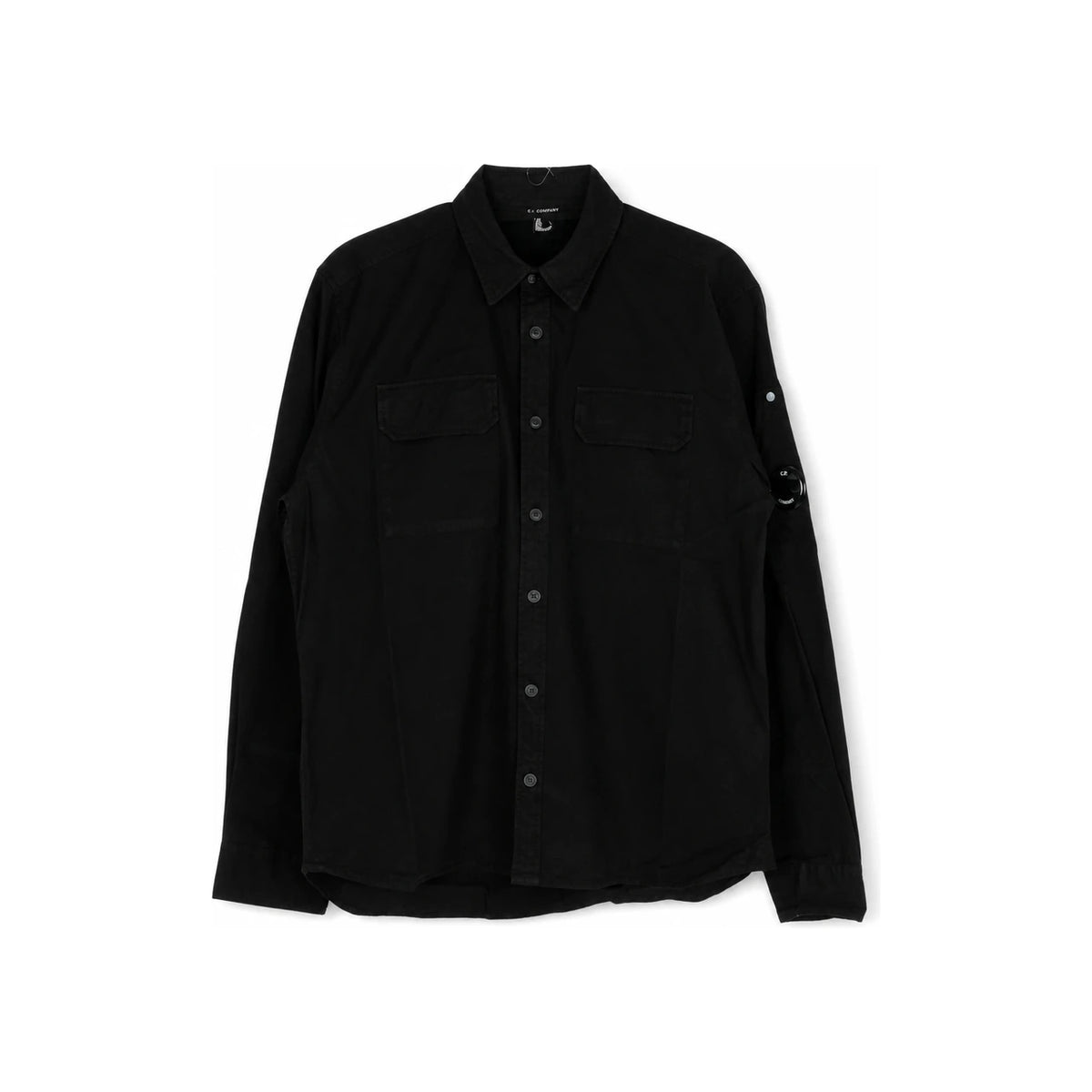 CP Company Gabardine Lens Organic Cotton Long Sleeve Shir 18CMSH140A 110143G 999