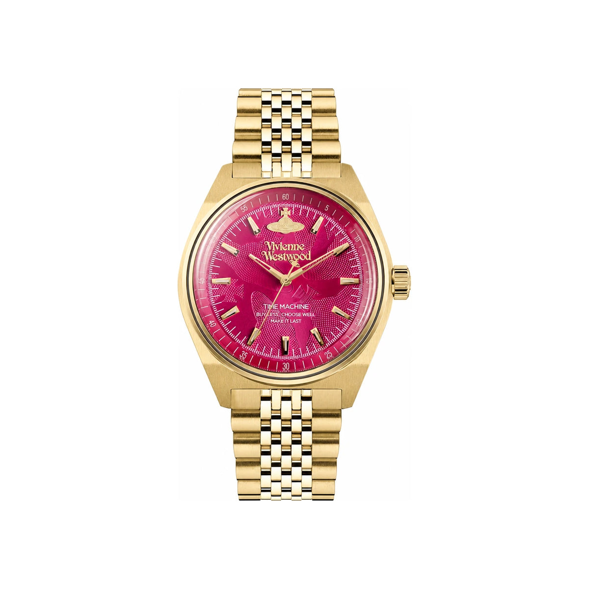 Vivienne Westwood Pink Gold Metal Sidnham 39mm Women’s Watch VV251RRGD