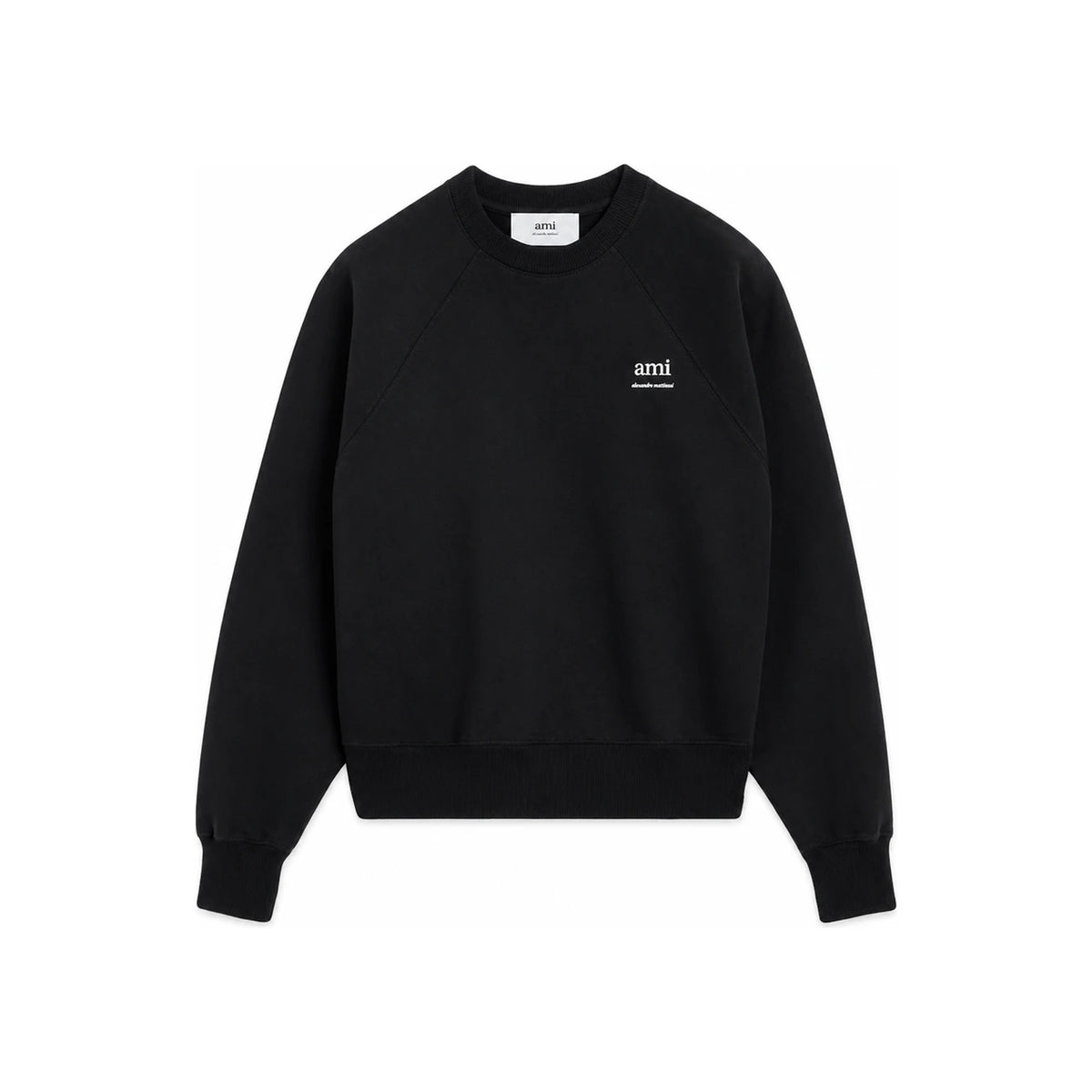 AMI Black Crewneck Sweatshirt