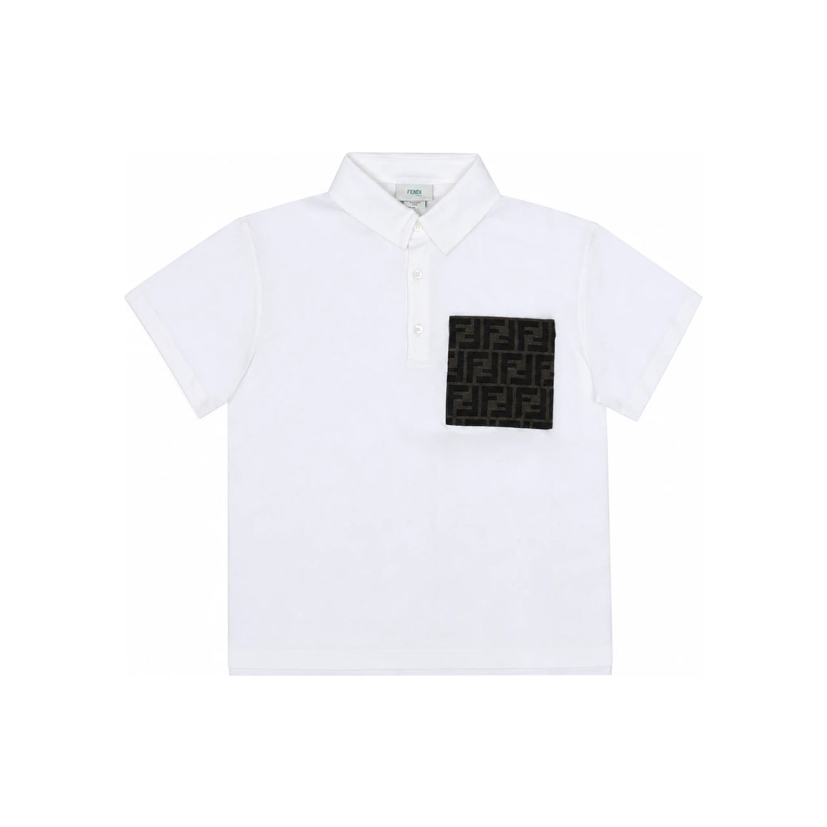 FENDI Kids Short Sleeve T-Shirt JMI475 7AJ F0TU9