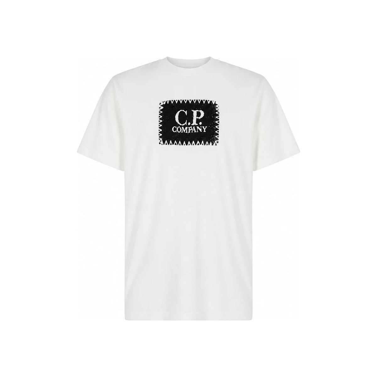 CP Company Jersey Logo Label T-Shirt White Men’s