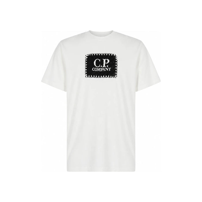 CP Company Jersey Logo Label T-Shirt White Men’s