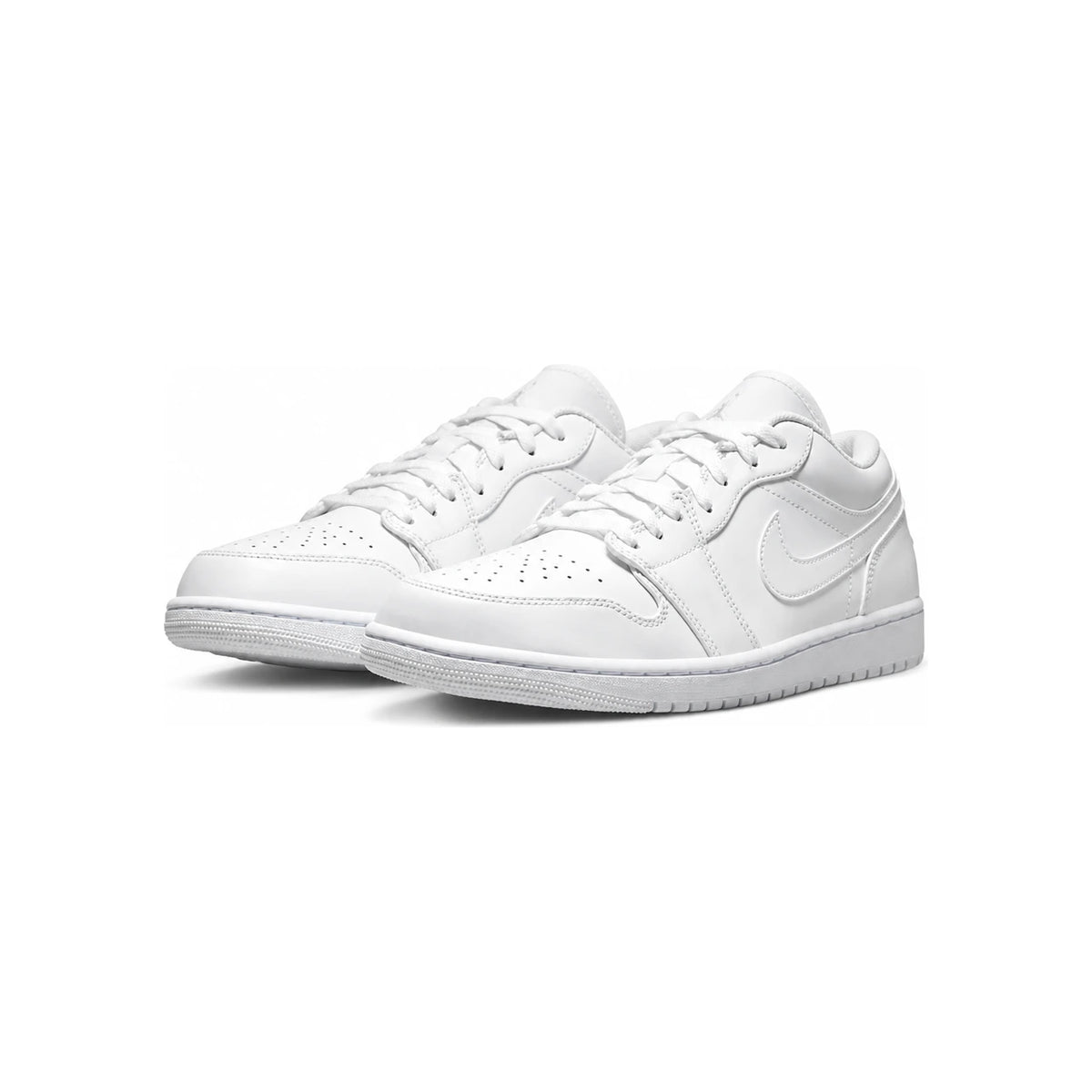Air Jordan 1 Low Triple White Sneakers 553558 136