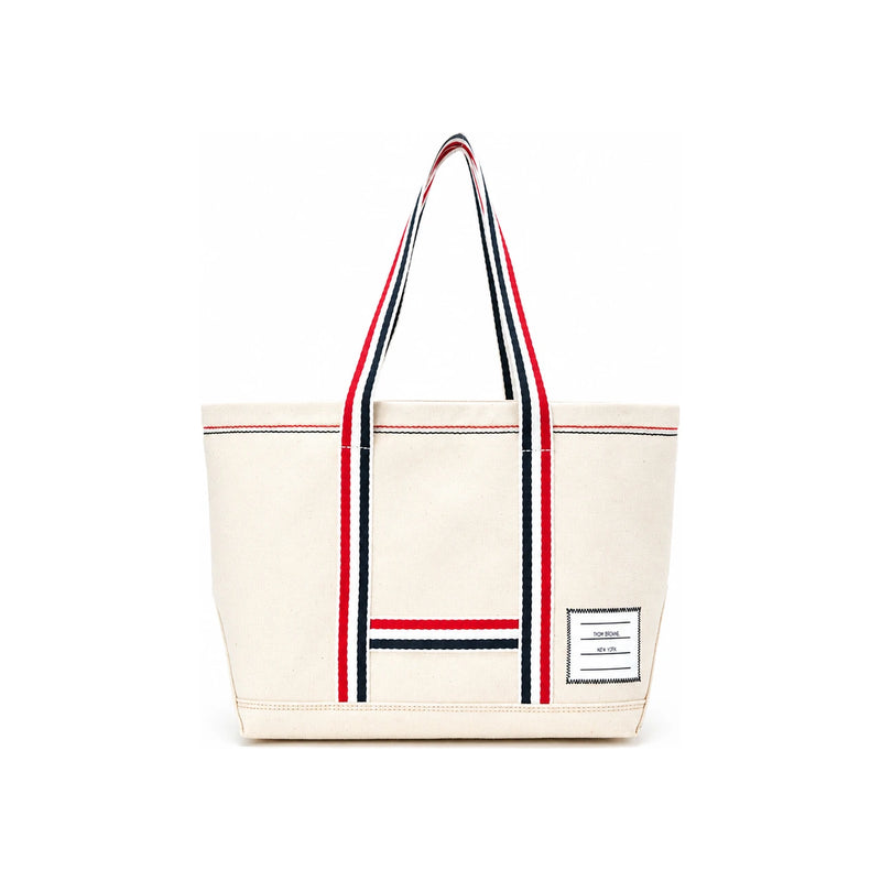 THOM BROWNE Canvas Small Tool Tote Bag Unisex MAG272A07164 114