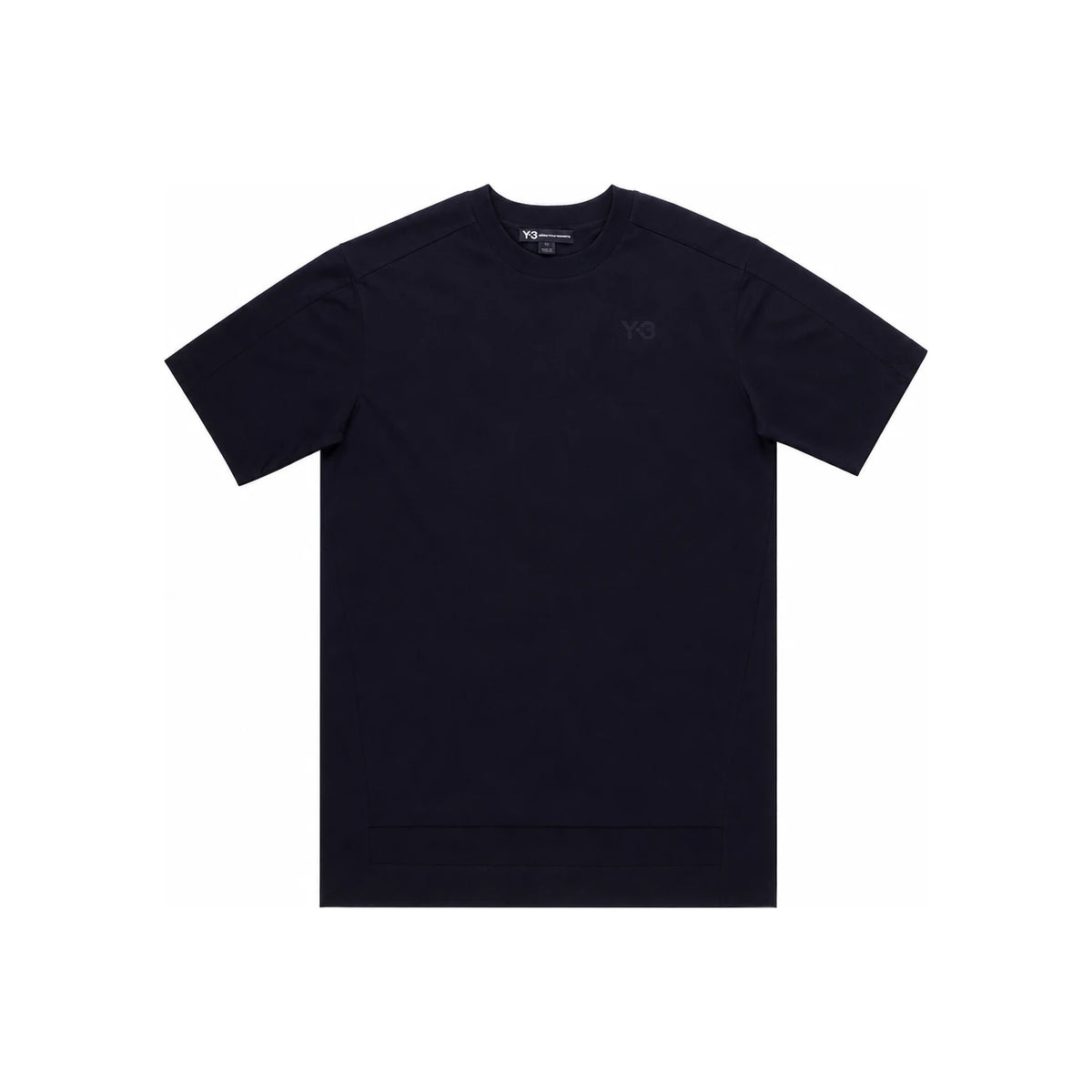 Yohji Yamamoto Chest Logo Round Neck T-Shirt Black