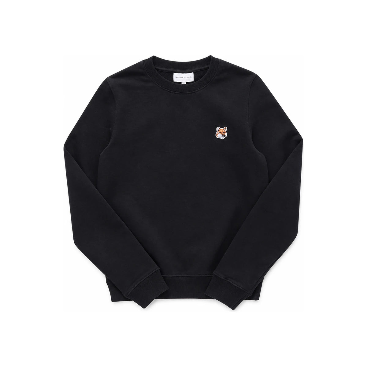 Maison Kitsune Fox Head Patch Regular Fit Womens Sweatshirt LW00302KM0001 P199