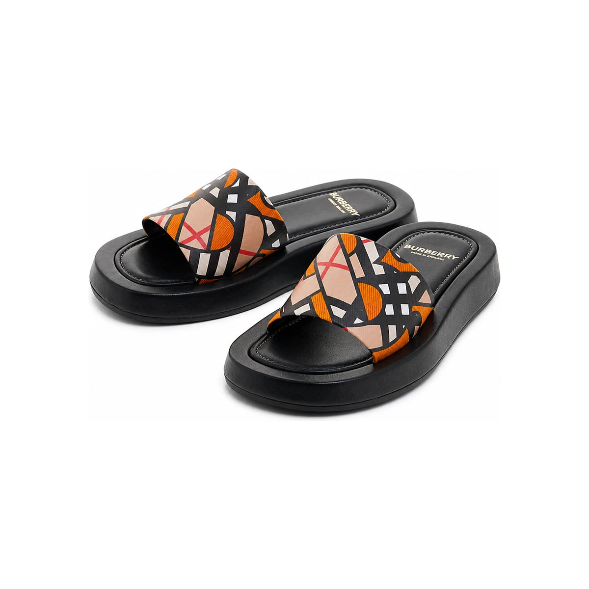 BURBERRY Women’s TB Monogram Canvas Slide S 8056188 LF SDL BUCKINGHAM TB A5086 1