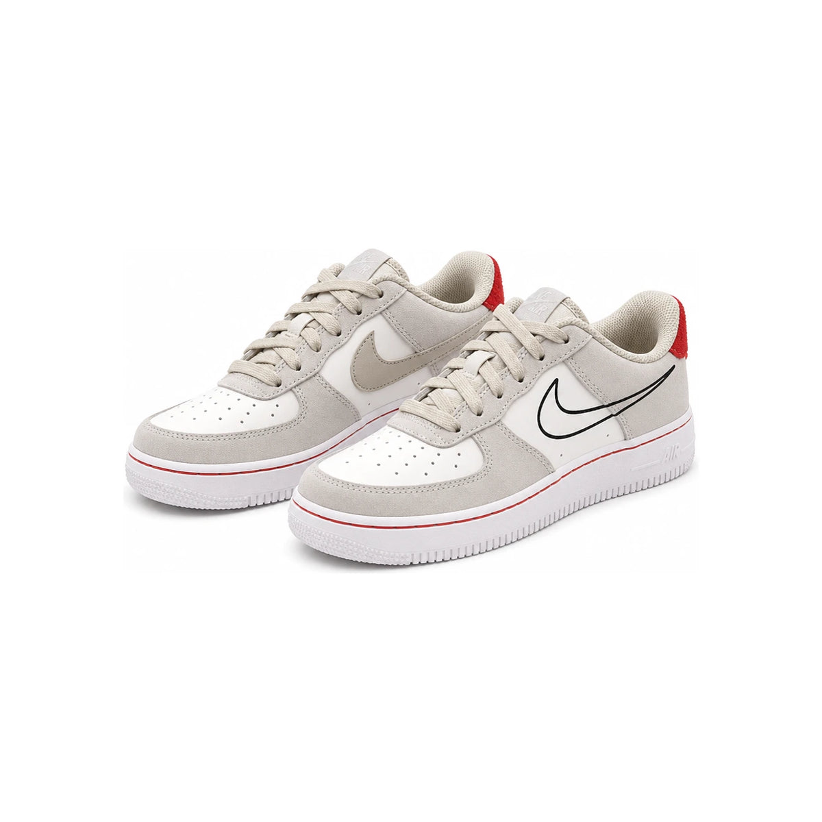 Nike Air Force 1 LV8 S50 Light Stone GS Low-Top Sneakers DB1561 100