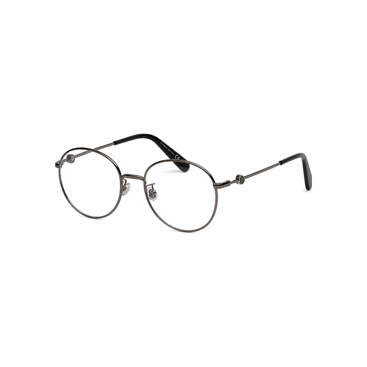 Moncler Round Metal Eyeglass Frame ML5138D 008 Retro Fashion