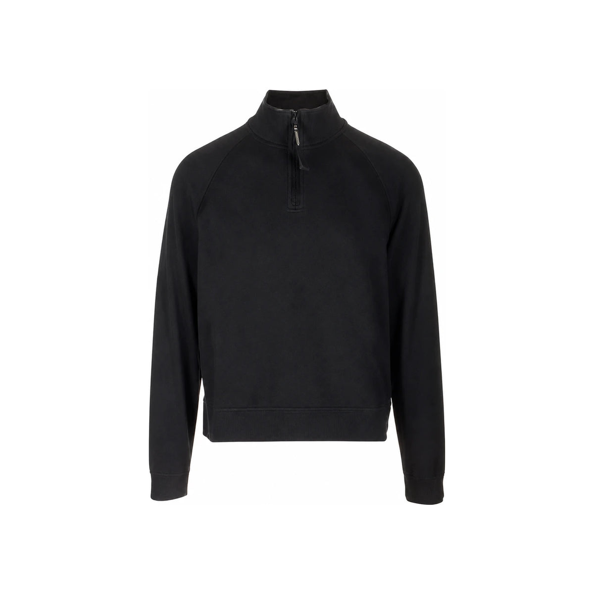 CP Company Light Fleece Polo Sweatshirt Black Men’s