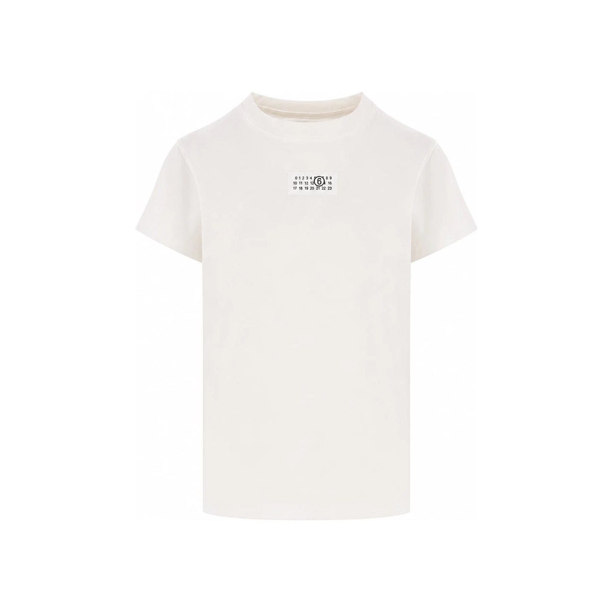 Maison Margiela MM6 Numeric Cotton Jersey Short Sleeve T-Sh S52GC0327 S24312 101