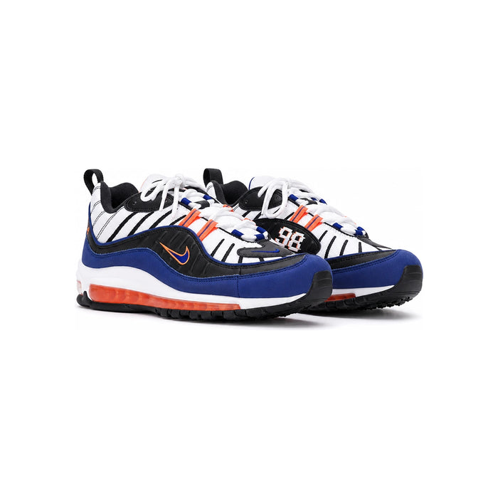 Nike White Royal Blue Air Max 98 Low-Top Sneakers