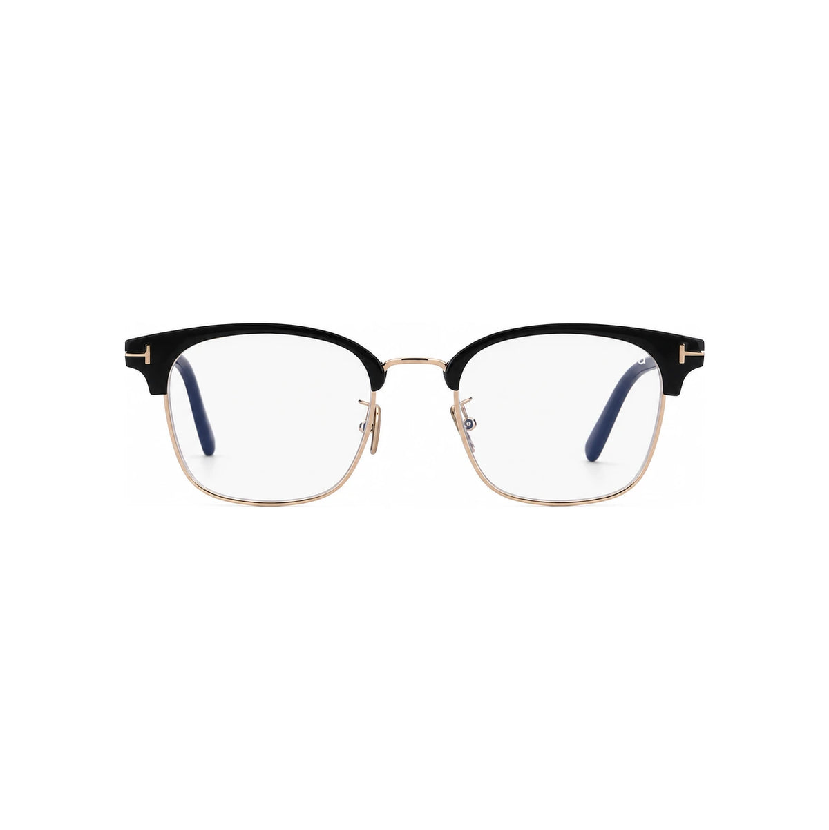 TOM FORD Blue Light Blocking Semi-Rim Browline Eyeglasses Unisex TF6001KB 001