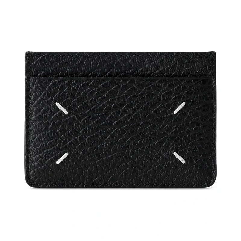 Maison Margiela Men’s Black Stitch Detail Card Holder