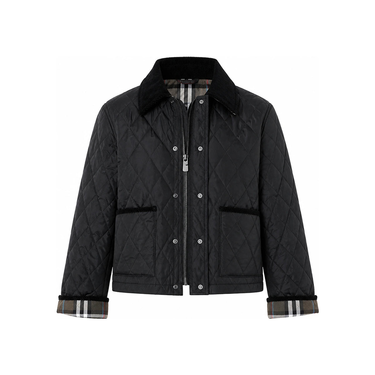 BURBERRY Cropped Quilted Nylon Jacket