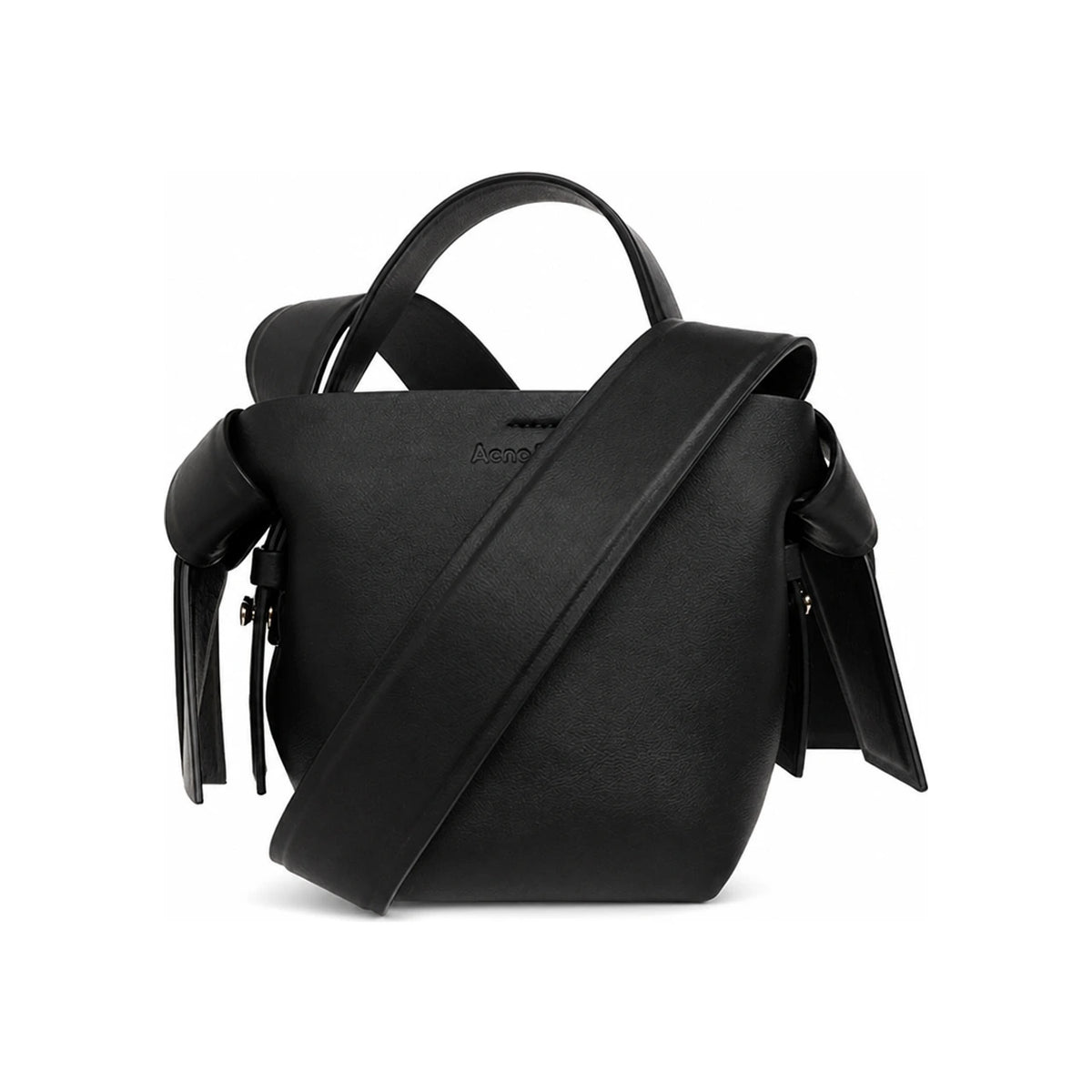 Acne Studios Stockholm Musubi Micro Shoulder Bag Black Leather