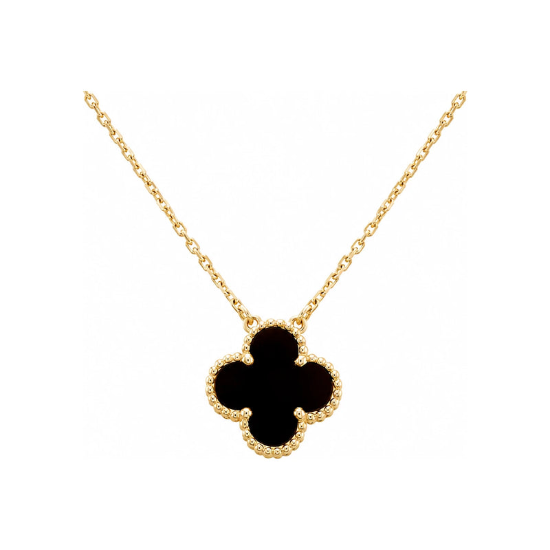 Van Cleef & Arpels Vintage Alhambra Pendant Necklace Gold