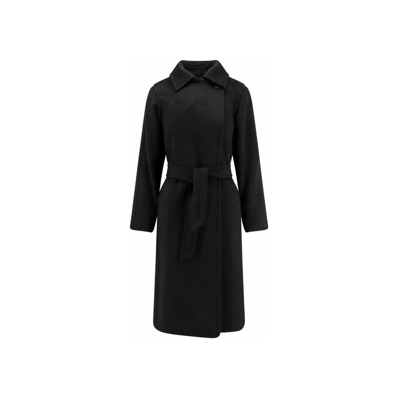 Max Mara Manuela Wool Wrap Coat for Women, Beige