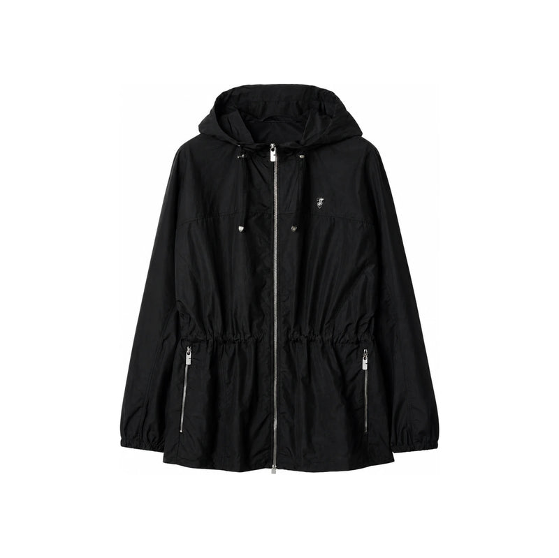 BURBERRY Short Nylon Cotton Parka Jacket