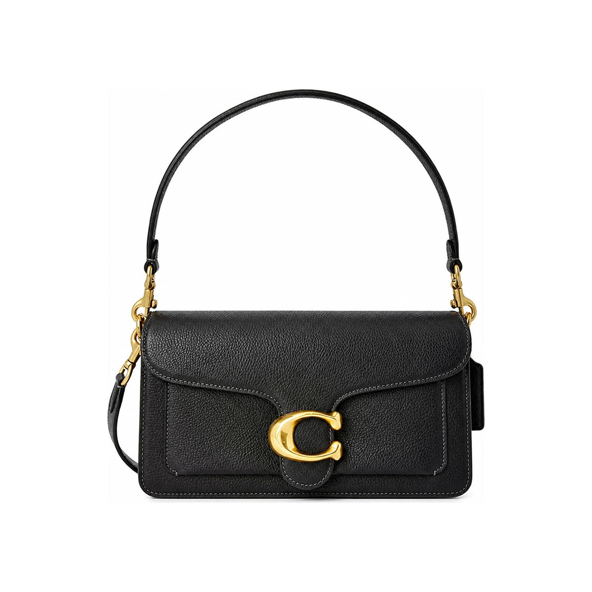 Coach Tabby Shoulder Bag Black Leather