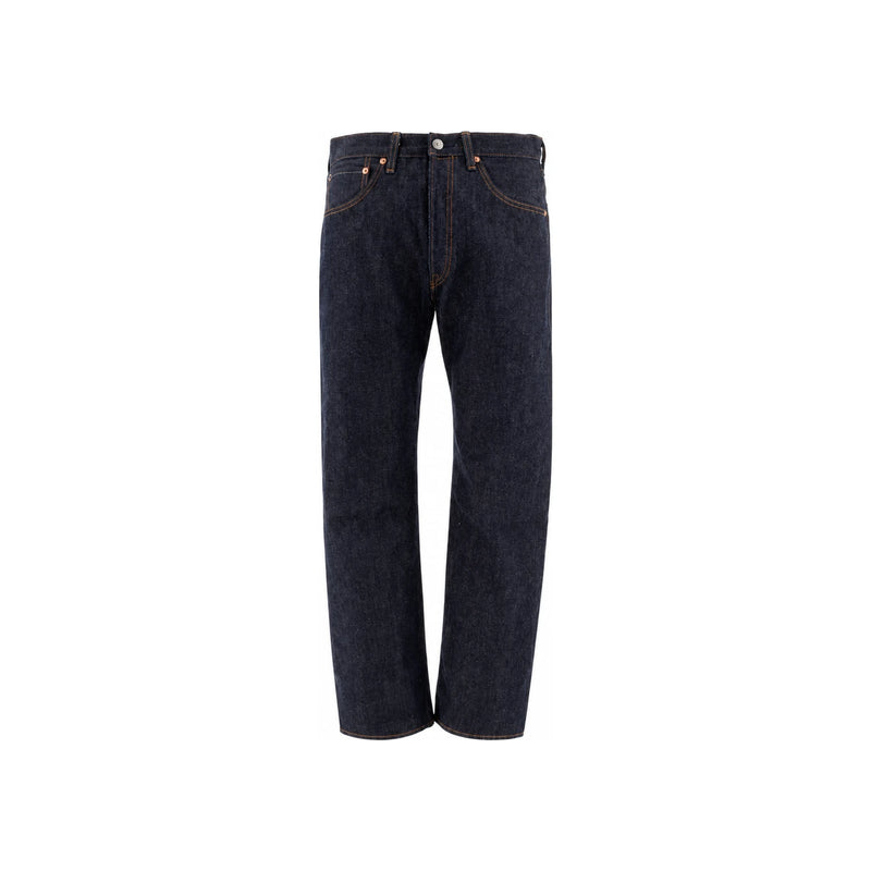 Levi's Men's Blue Denim Jeans 501550079 ORGANIC RIGID DOM