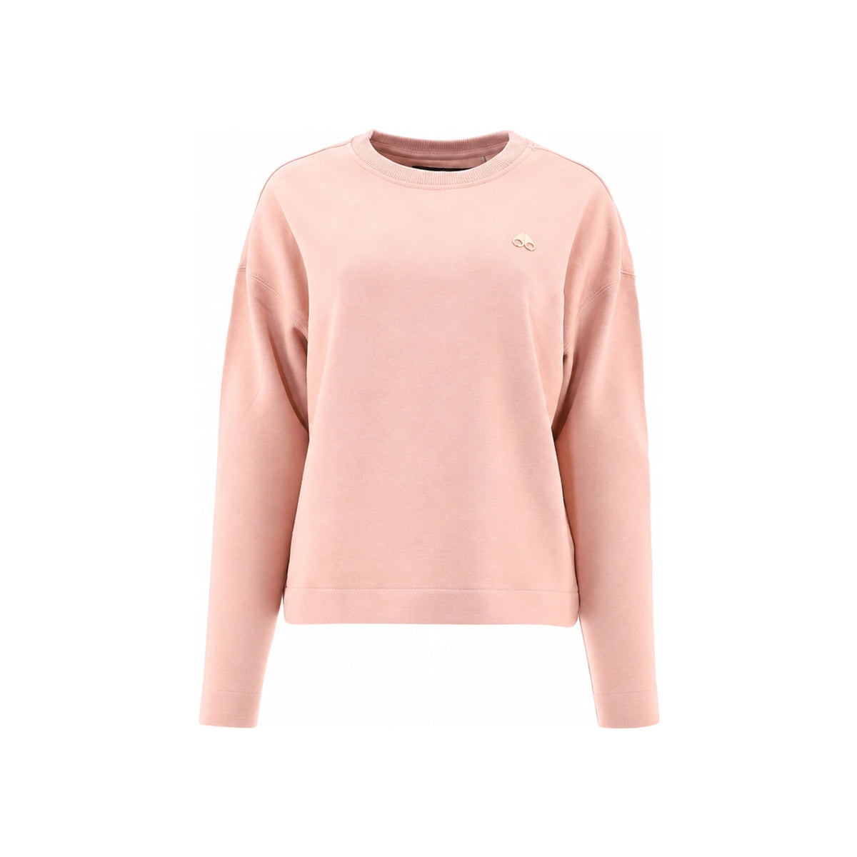 Moose Knuckles Signature Rose Gold Logo Sweatshirt Verizon Pink
